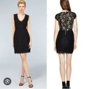 Babaton Black Lace Anton Mini Dress size 00